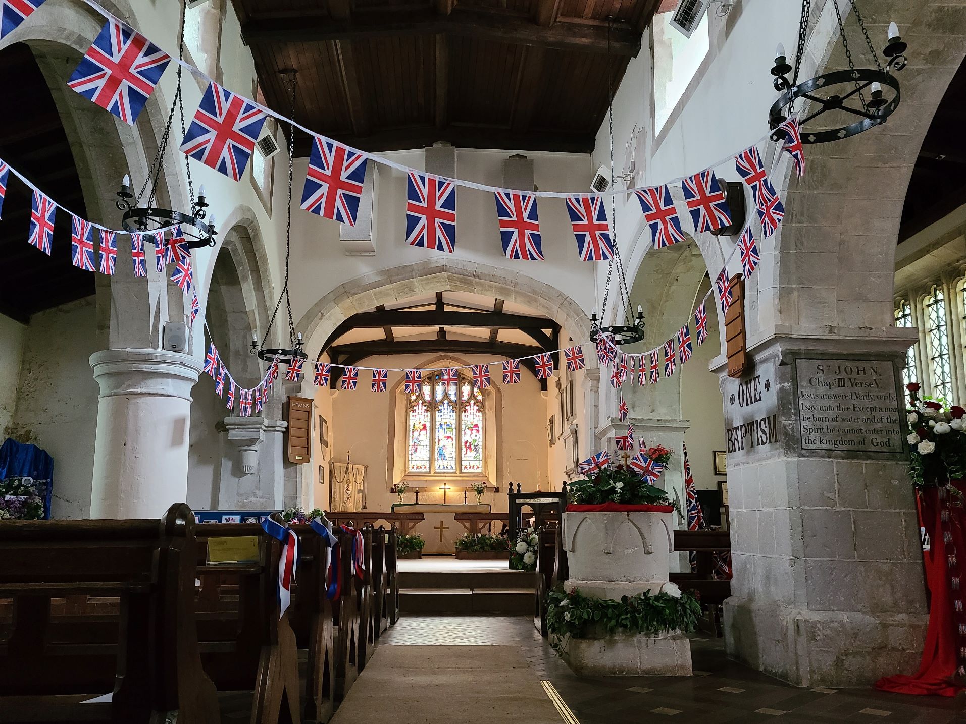 Church in Festival