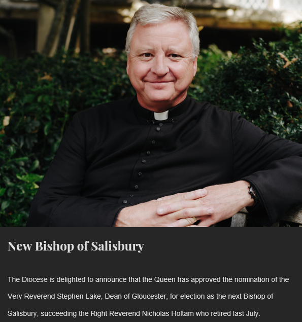 New Bishop of Salisbury