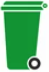 Green watse bin