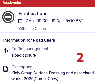 road works