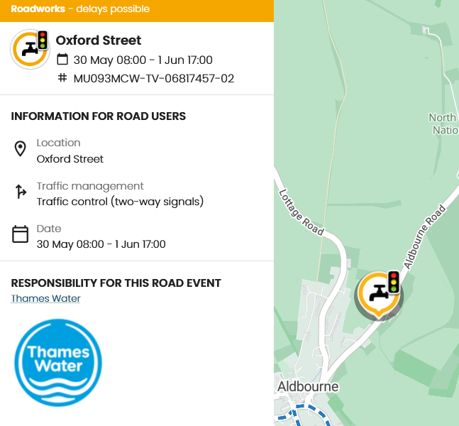road works