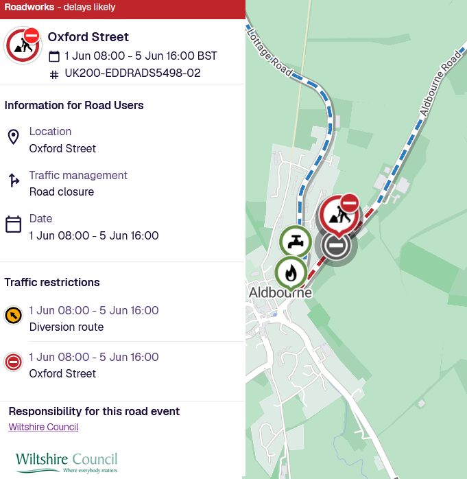 road works