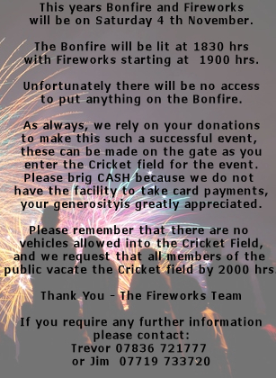 Fireworks 2023